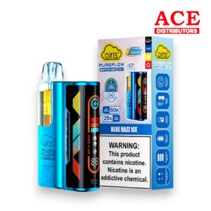 AIRIS PURE FLOW 50000PUFF DISPOSABLE 5CT -BLUE RAZZ ICE