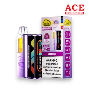 AIRIS PURE FLOW 50000PUFF DISPOSABLE 5CT -GRAPE ICE
