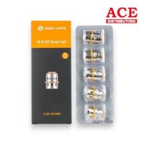 GEEKVAPE M SERIES  M0.3 OHM DUAL COIL 5PK/1CT