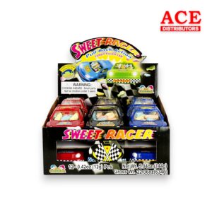 TOY CANDY SWEET RACER CAR 12CT