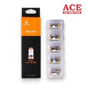 GEEKVAPE B SERIES COILS B COILS B0.3OHM (BOOST VERSION DTL/RDL) 5PK/1CT