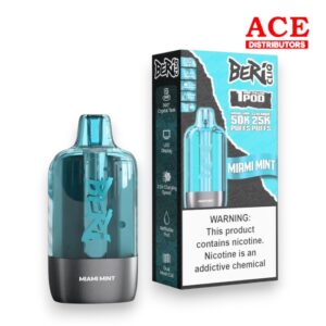BERI CLIQ 50000PUFF POD 5CT BOX - MIAMI MINT