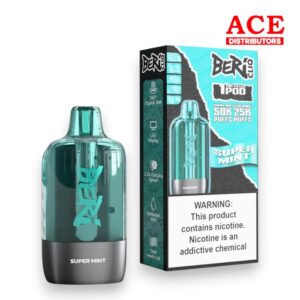 BERI CLIQ 50000PUFF POD 5CT BOX - SUPER MINT