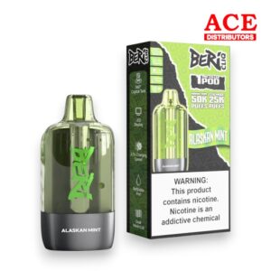 BERI CLIQ 50000PUFF POD 5CT BOX - ALASKAN MINT