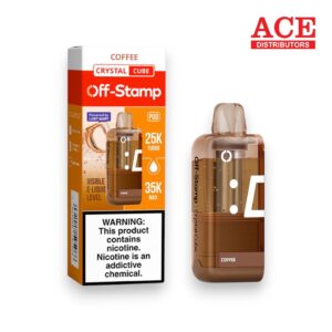 OFF-STAMP X CUBE CRYSTAL 35000PUFF POD 5CT -COFFEE