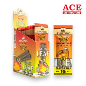 KING PALM MINI GREEN LEAF 1G EACH 2PK 10CT - HONEY MANGO
