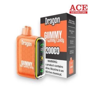DRAGON 20000 PUFFS DISPOSABLE 5CT BOX -GUMMY SOUR GUMMY CANDY