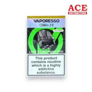 VAPORESSO LUXE X SERIES 0.6 OHM MESH POD 5ML 2PK/1CT