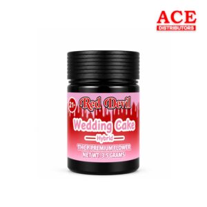 RED DEVIL THCP PREMIUM FLOWER 3.5GM - WEDDING CAKE HYBRID