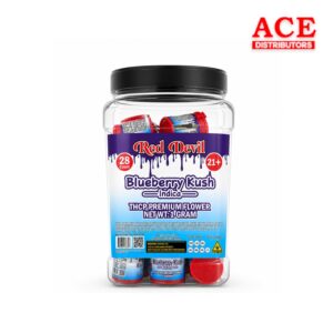 RED DEVIL THCP PREMIUM FLOWER 1GM 28CT - BLUEBERRY KUSH INDICA
