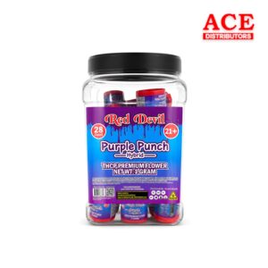 RED DEVIL THCP PREMIUM FLOWER 1GM 28CT - PURPLE PUNCH HYBRID