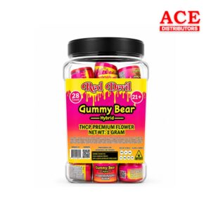 RED DEVIL THCP PREMIUM FLOWER 1GM 28CT - GUMMY BEAR HYBRID