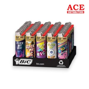 BIC LIGHTER WHIMSICAL 50CT