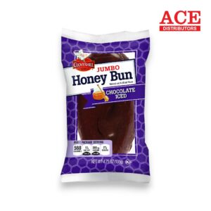 CLOVERHILL JUMBO HONEY BUN CHOCOLATE 6CT