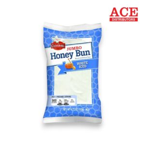 CLOVERHILL JUMBO HONEY BUN WHITE ICED 6CT
