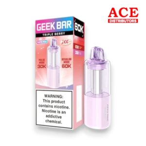 GEEK BAR MATE POD 16ML 60000PUFF 5CT -TRIPLE BERRY