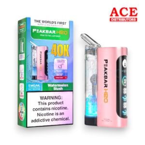 PEAK BAR H20 HOOKAH DISPOSABLE 40K PUFFS - WATERMELON SLUSH