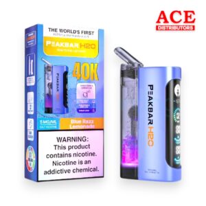 PEAK BAR H20 HOOKAH DISPOSABLE 40K PUFFS - BLUE RAZZ LEMONADE