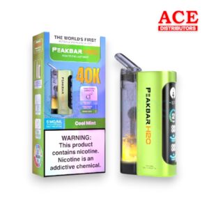PEAK BAR H20 HOOKAH DISPOSABLE 40K PUFFS - COOL MINT