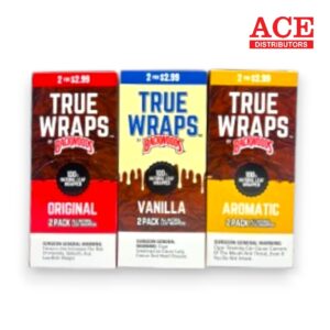 BACKWOODS TRUE WRAPS 2/$2.99 2PK/12CT