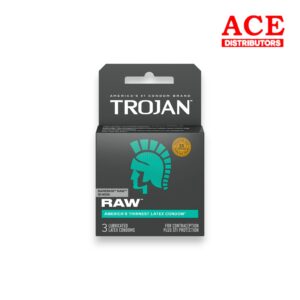 TROJAN MAGNUM BARESKIN RAW LUBRICATED 3/6CT