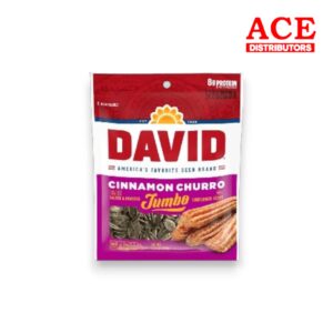 DAVID SUNFLOWER JUMBO SEED CINNAMON CHURRO PEG 5.25OZ