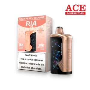 RIA NV30000 DISPOSABLE 5CT BOX - SOUR PEACH ORANGE