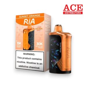 RIA NV30000 DISPOSABLE 5CT BOX - SUNSET ORANGE