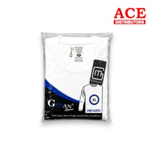 GMAN LONG SLEEVE WHITE XL SIZE EACH
