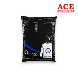 GMAN LONG SLEEVE BLACK 5XL SIZE EACH