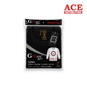 GMAN THERMAL BLACK LARGE SIZE EACH