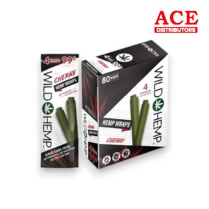 WILD HEMP WRAPS 4/.99 CHERRY 20CT