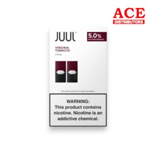 JUUL PODS VIRGINIA TOBACCO 5% 2PK PP $8.99 EACH