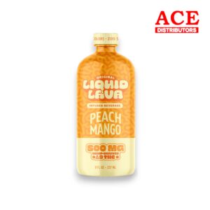 LIQUID LAVA 500MG D9+THC BEVERAGE BOTTLE 8OZ PEACH MANGO