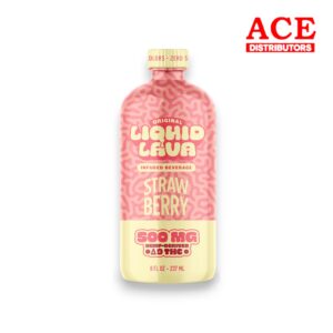 LIQUID LAVA 500MG D9+THC BEVERAGE BOTTLE 8OZ STRAWBERRY
