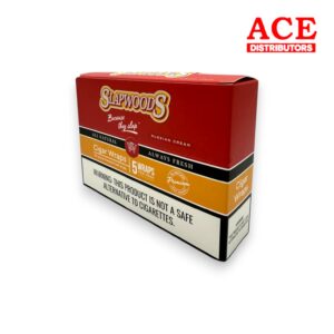 SLAPWOODS CIGAR WRAPS $6.99 RUSSIAN CREAM 5/10CT BOX