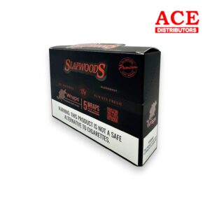 SLAPWOODS $6.99 CIGAR WRAPS BLOODSHOT 5/10CT BOX