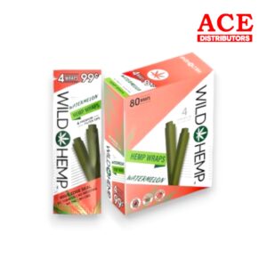WILD HEMP WRAPS 4/.99 WATERMELON 20CT
