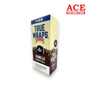 BACKWOODS TRUE WRAPS 2/$2.99 2PK/12CT VANILLA