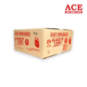 PLASTIC BAG LARGE 1/6 BLACK 1000CT