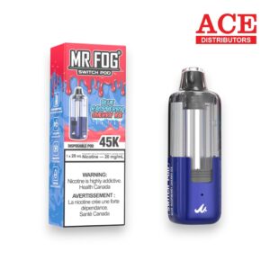 MR FOG SWITCH PRO 45000 PUFFS DISPOSABLE POD 5CT BOX - BLUE RASPBERRY CHERRY ICE