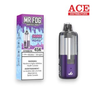 MR FOG SWITCH PRO 45000 PUFFS DISPOSABLE POD 5CT BOX - GRAPE POPUP