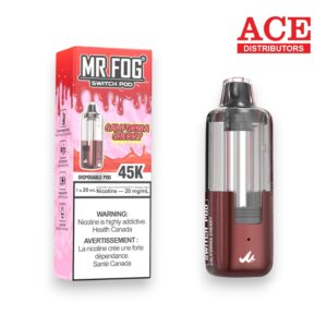 MR FOG SWITCH PRO 45000 PUFFS DISPOSABLE POD 5CT BOX - CALIFORNIA CHERRY