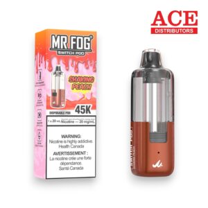 MR FOG SWITCH PRO 45000 PUFFS DISPOSABLE POD 5CT BOX - SHAKING PEACH