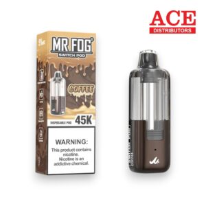 MR FOG SWITCH PRO 45000 PUFFS DISPOSABLE POD 5CT BOX - COFFEE