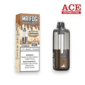 MR FOG SWITCH PRO 45000 PUFFS DISPOSABLE POD 5CT BOX - VIRGINIA TOBACCO
