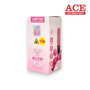 LOST THC $17.99 V4 3GM LIVE RESIN THC DISPOSABLE 5CT -GELATO 41