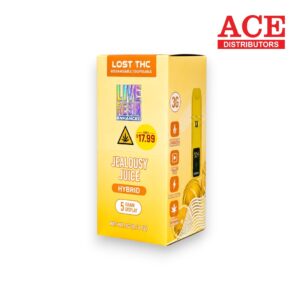 LOST THC $17.99 V4 3GM LIVE RESIN THC DISPOSABLE 5CT -JEALOUSY JUICE