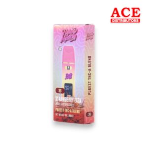 FLYING MONKEY V4 DISPOSABLE LIVE RESIN 3G STRAWBERRY ZAZA INDICA - 5CT