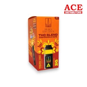 HIGHER EDUCATION 2G THC BLEND DISPOSABLES 5CT - MANDARIN COOKIES